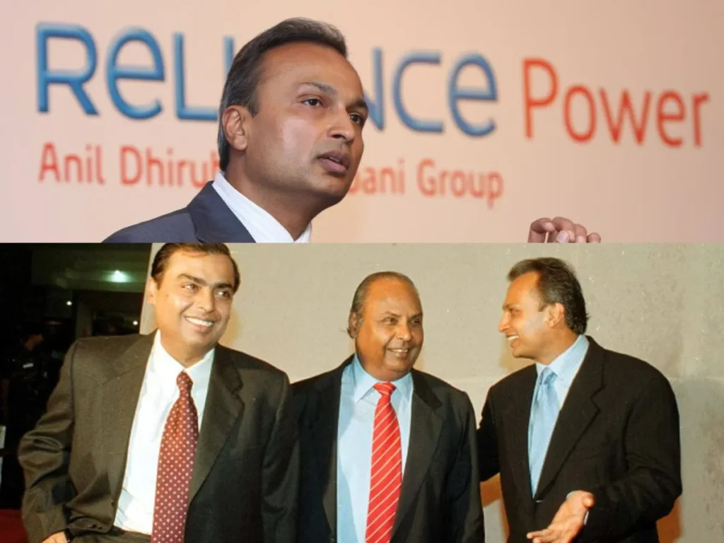 Anil Ambani Mukesh Ambani with Father