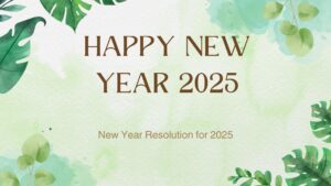 A New Year Resolution for Young Indian in 2025